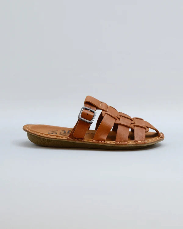 AMALFI SANDALAR COGNAC BROWN