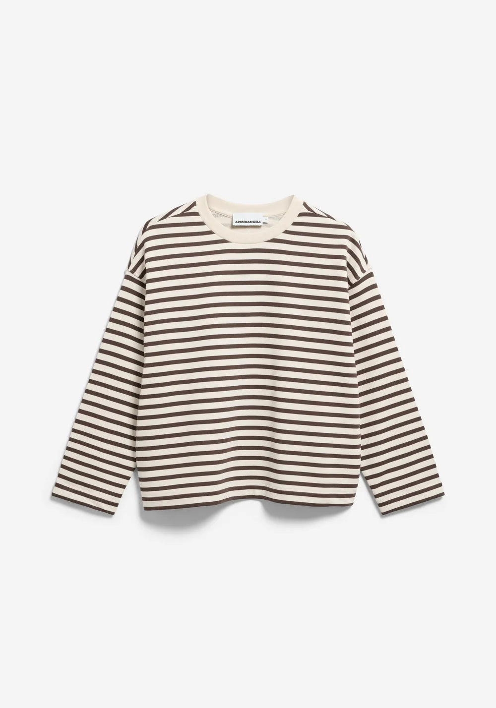FRANKAA MAARLEN STRIPE SWEAT - undyed/claystone