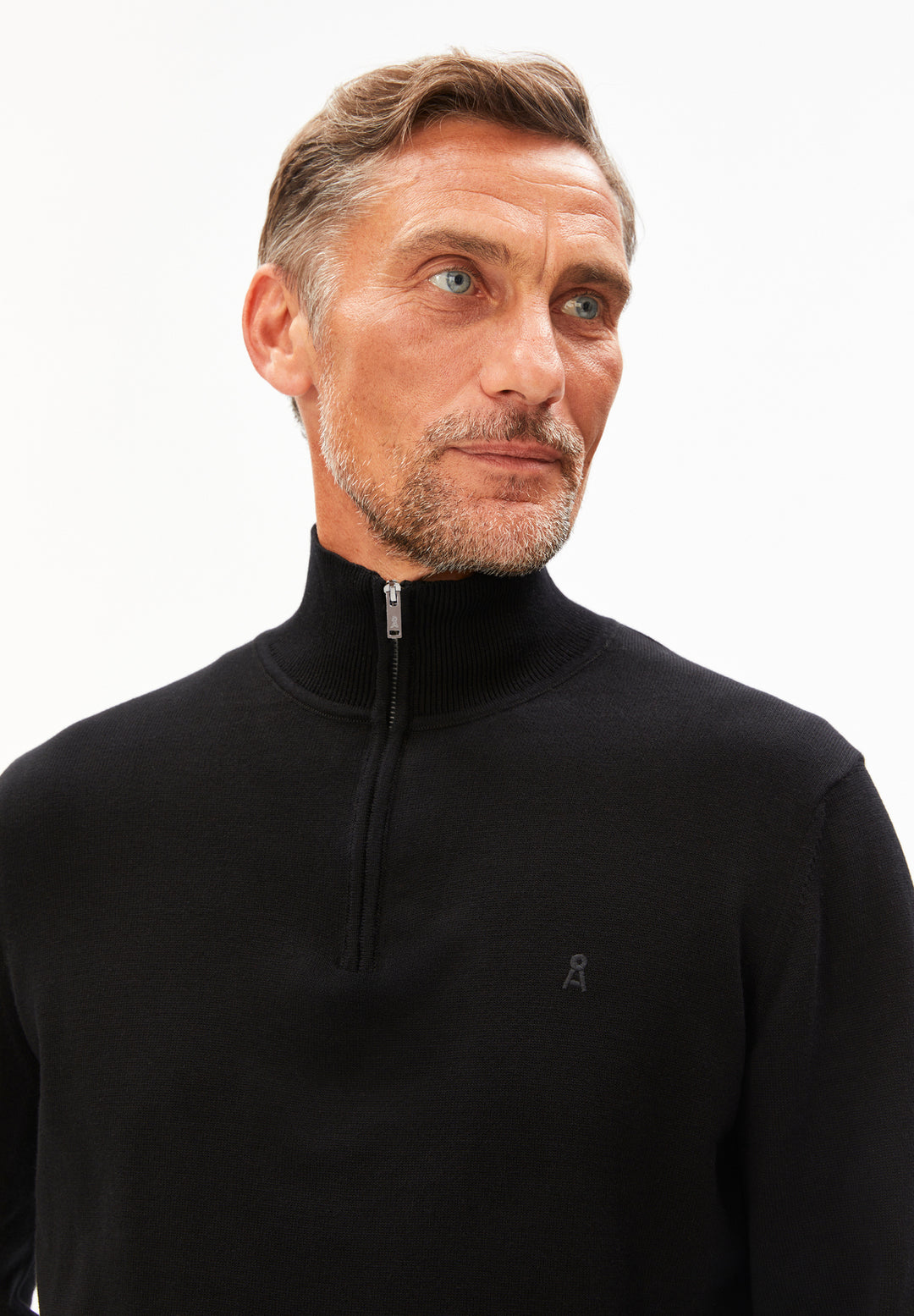 FAABES HALF ZIP KNIT PEYSA SVÖRT