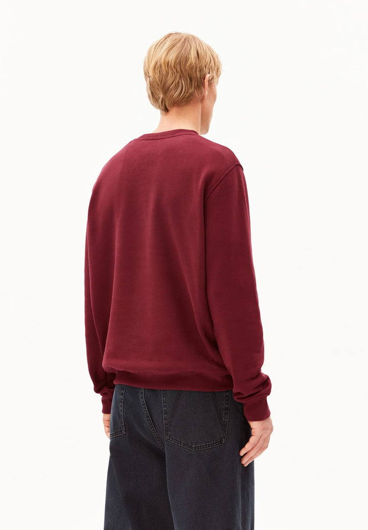 BAARO FLEECE SWEATSHIRT VELVET RED