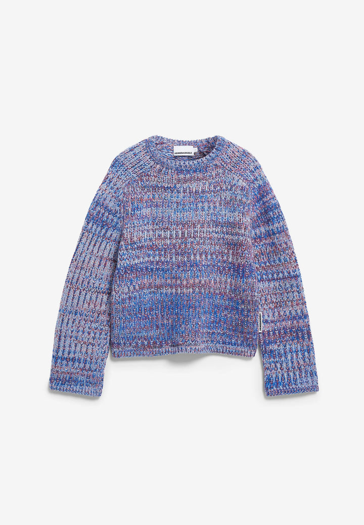 UN-WASTED CREW KNIT PEYSA DARK POPPY