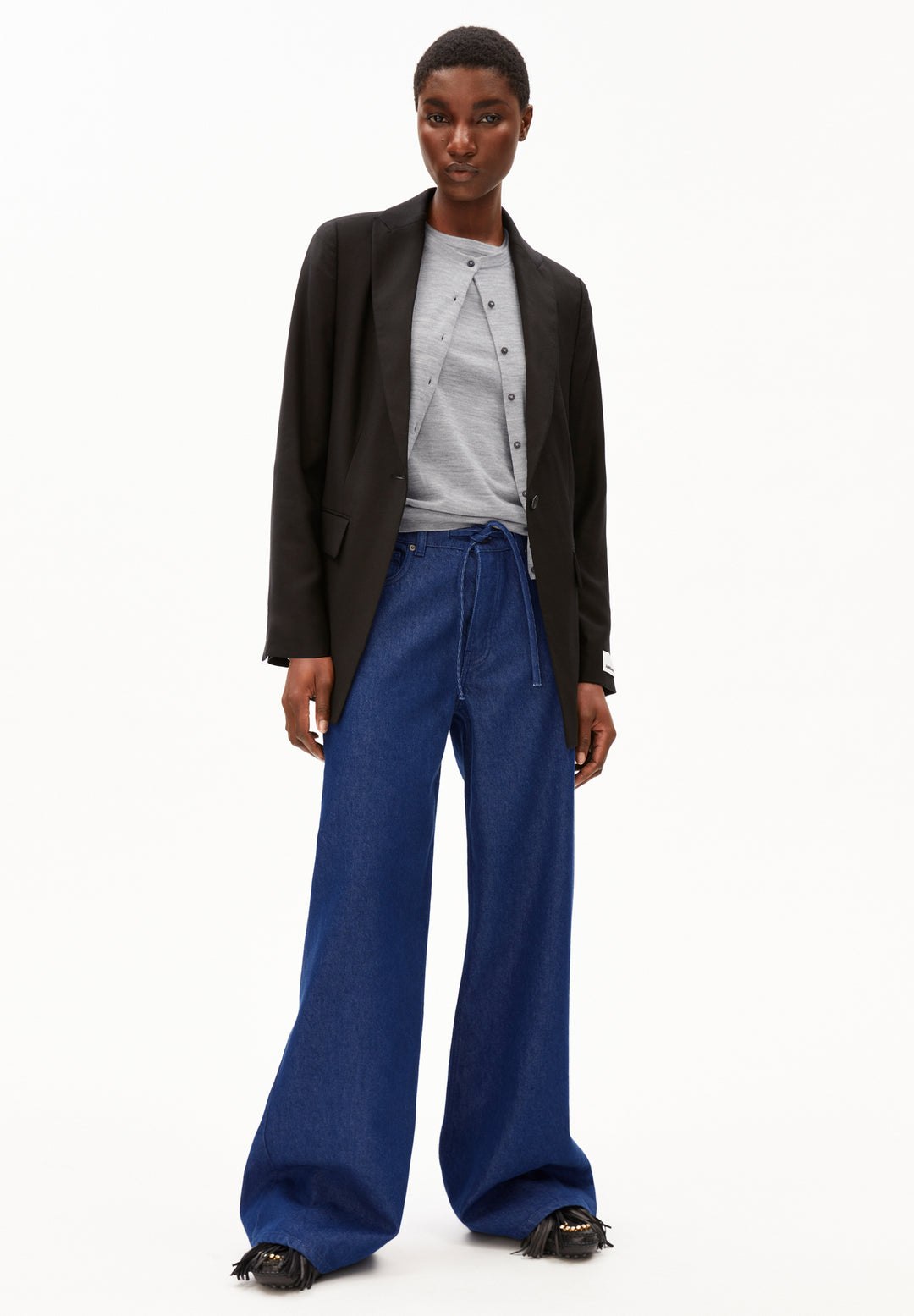 MIKULAA BLAZER JAKKI SVARTUR
