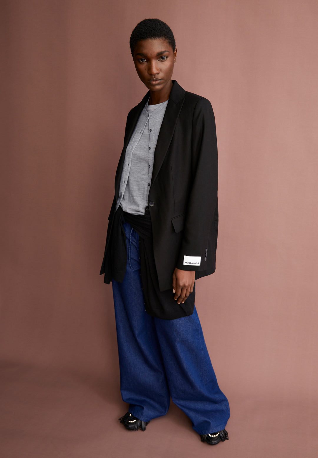 MIKULAA BLAZER JAKKI SVARTUR