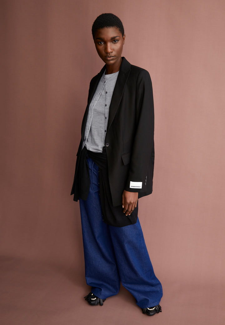 MIKULAA BLAZER JAKKI SVARTUR