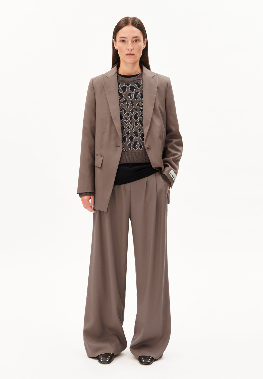 MIKULAA BLAZER JAKKI WALNUT CREAM