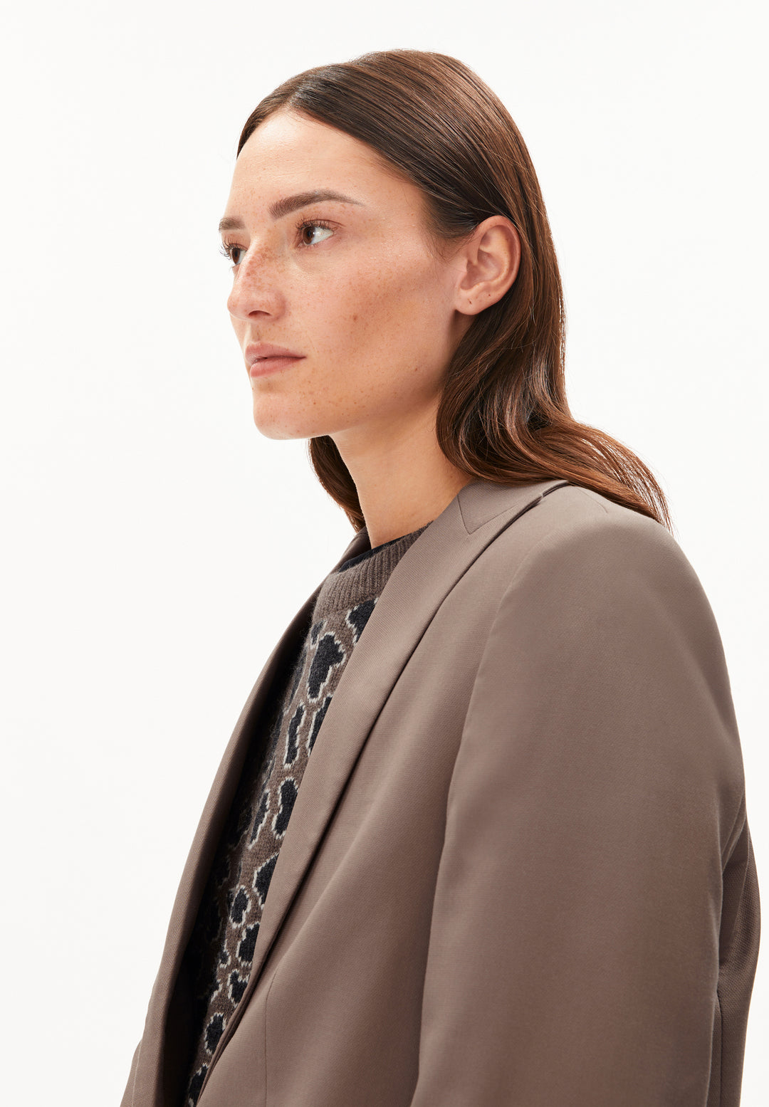 MIKULAA BLAZER JAKKI WALNUT CREAM