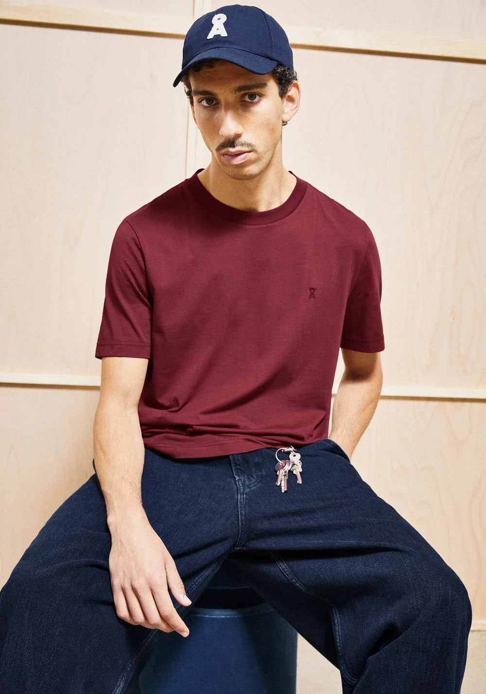 JAAMES BOLUR ÚR LÍFRÆNNI BÓMULL VELVET RED