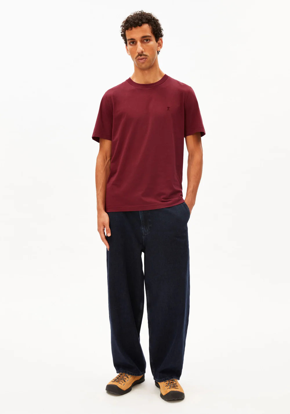JAAMES BOLUR ÚR LÍFRÆNNI BÓMULL VELVET RED