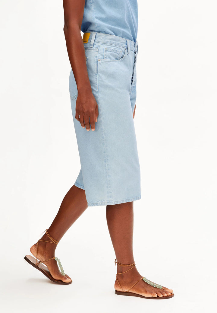 CITY DENIM HIGH WAIST SHORT GALLASTUTTBUXUR BARREA