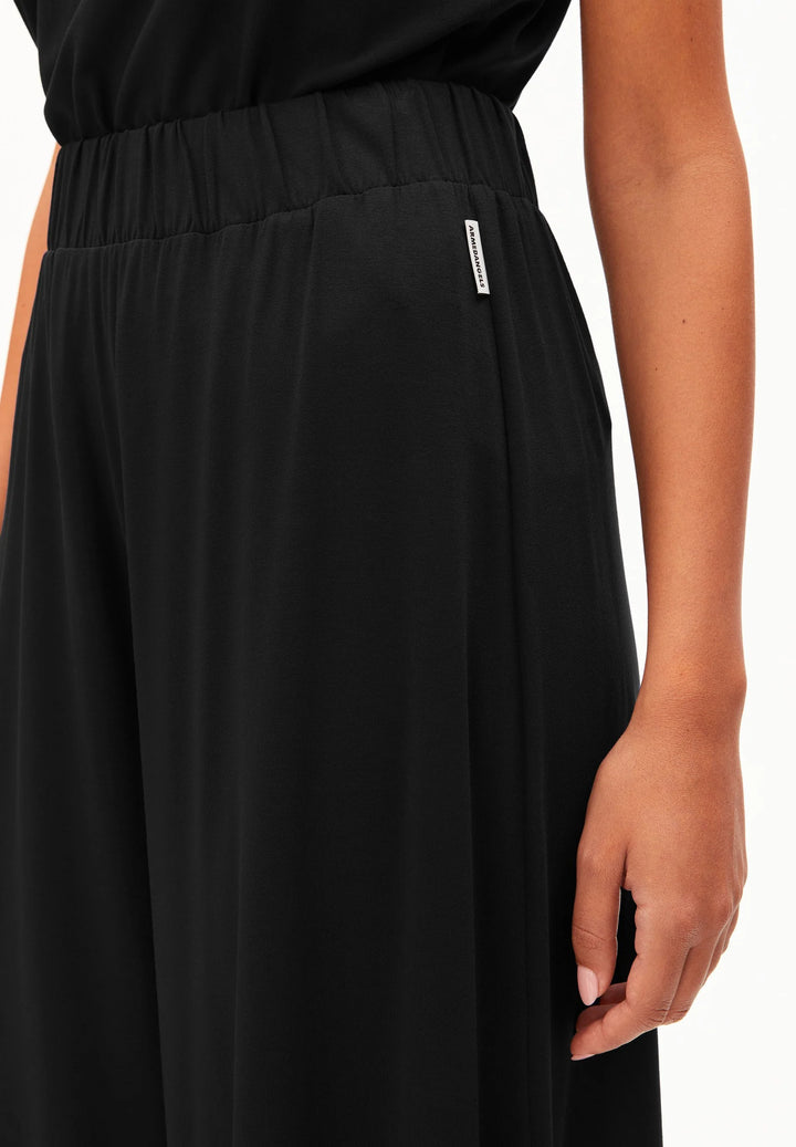 CROPPED JERSEY PANT SVARTAR