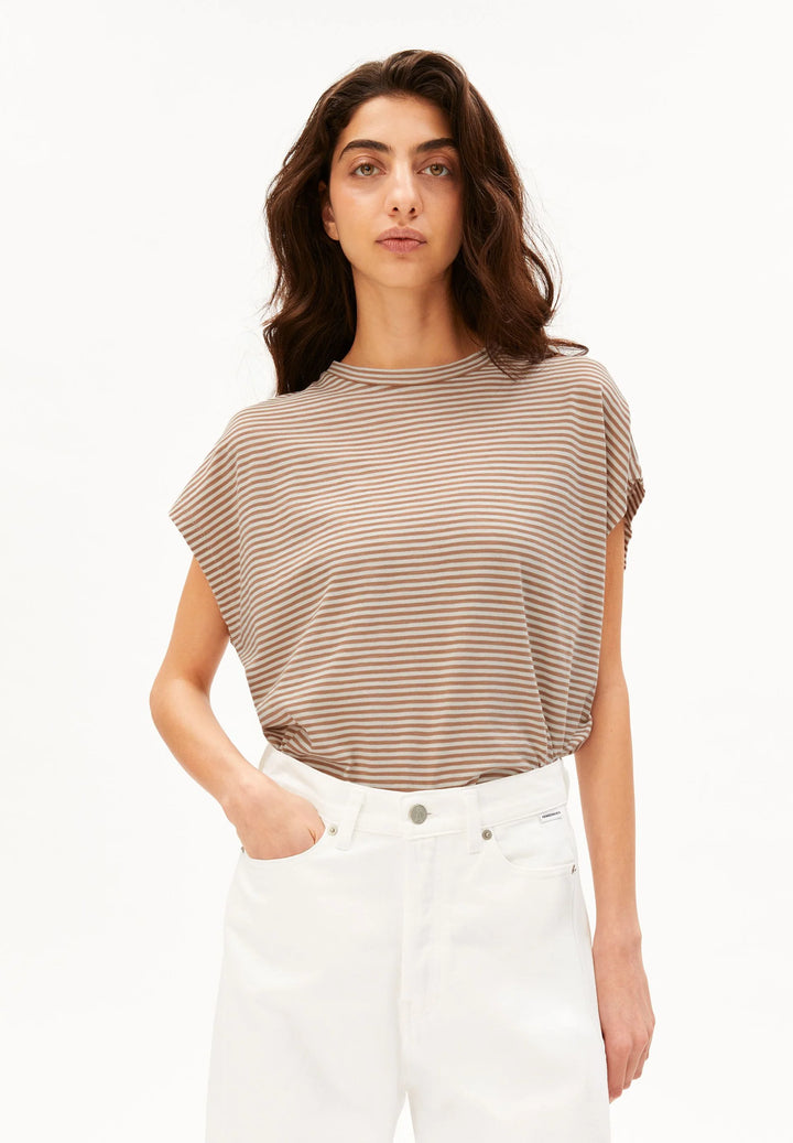 SLUB JERSEY BOLUR OATMILK CINNAMON DUST