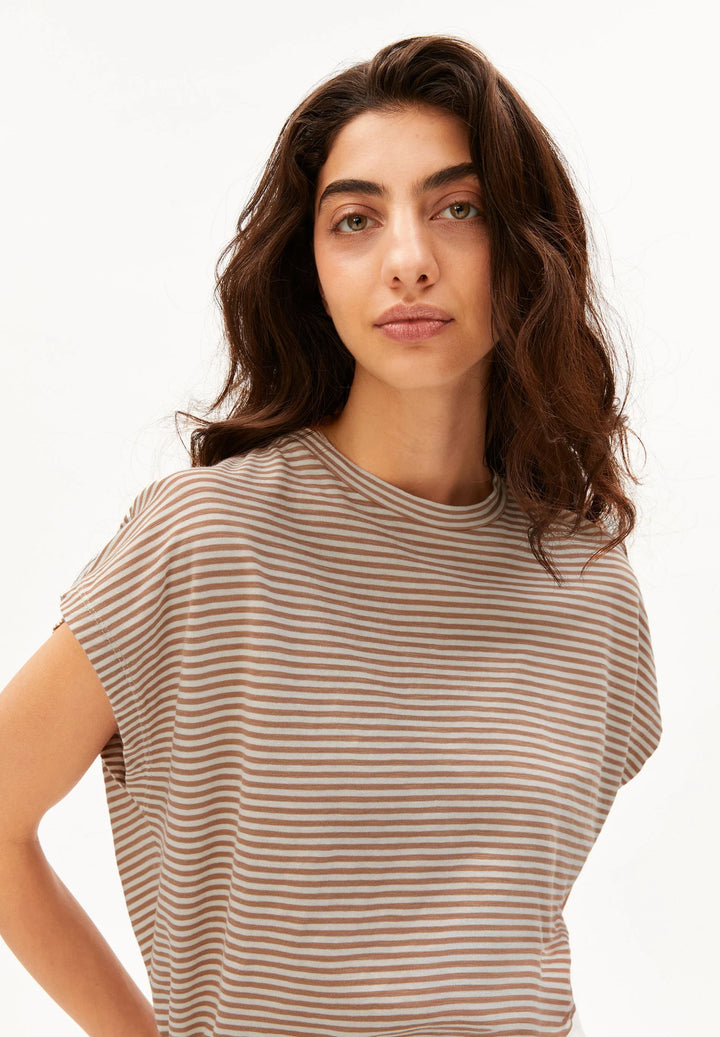 SLUB JERSEY BOLUR OATMILK CINNAMON DUST