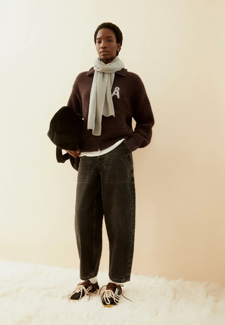 BAARLY HIGE WORKER WAIST GALLABUXUR NUTMEG