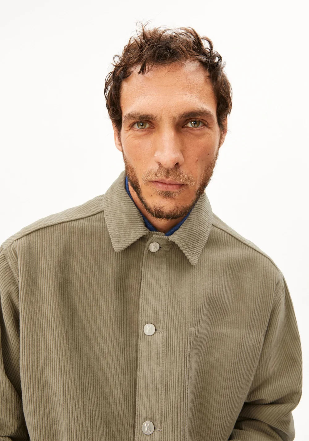 RELAXED CORDUROY JACKET LIGHT SAGE