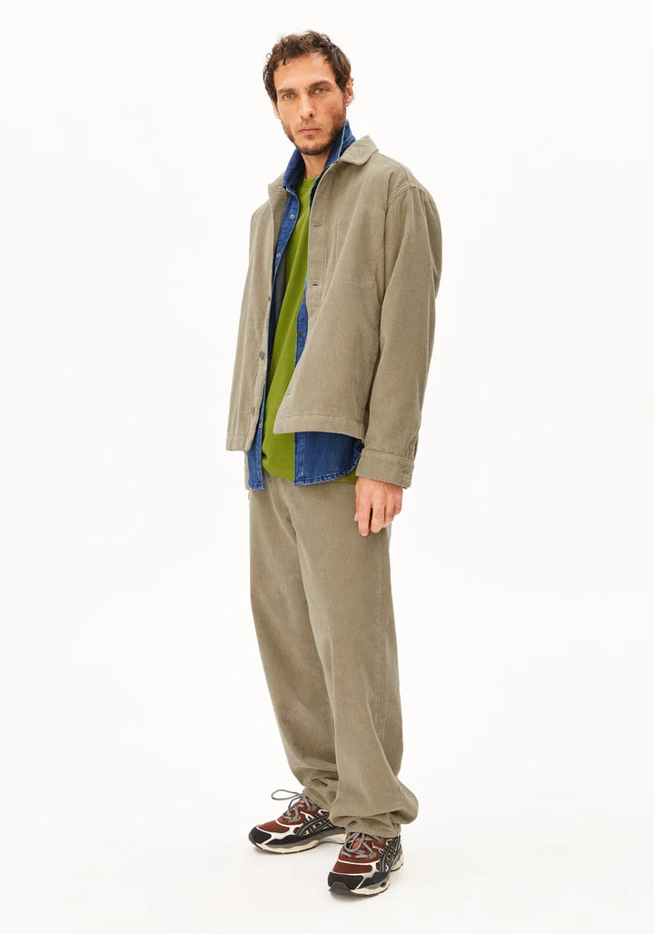 RELAXED CORDUROY JACKET LIGHT SAGE