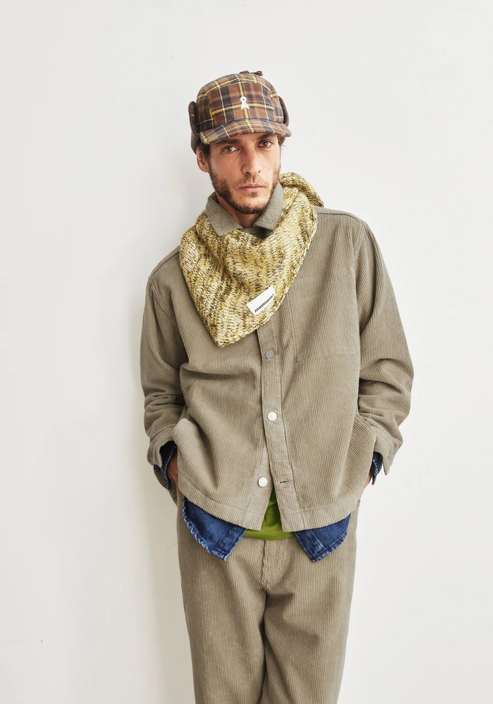 RELAXED CORDUROY JACKET LIGHT SAGE