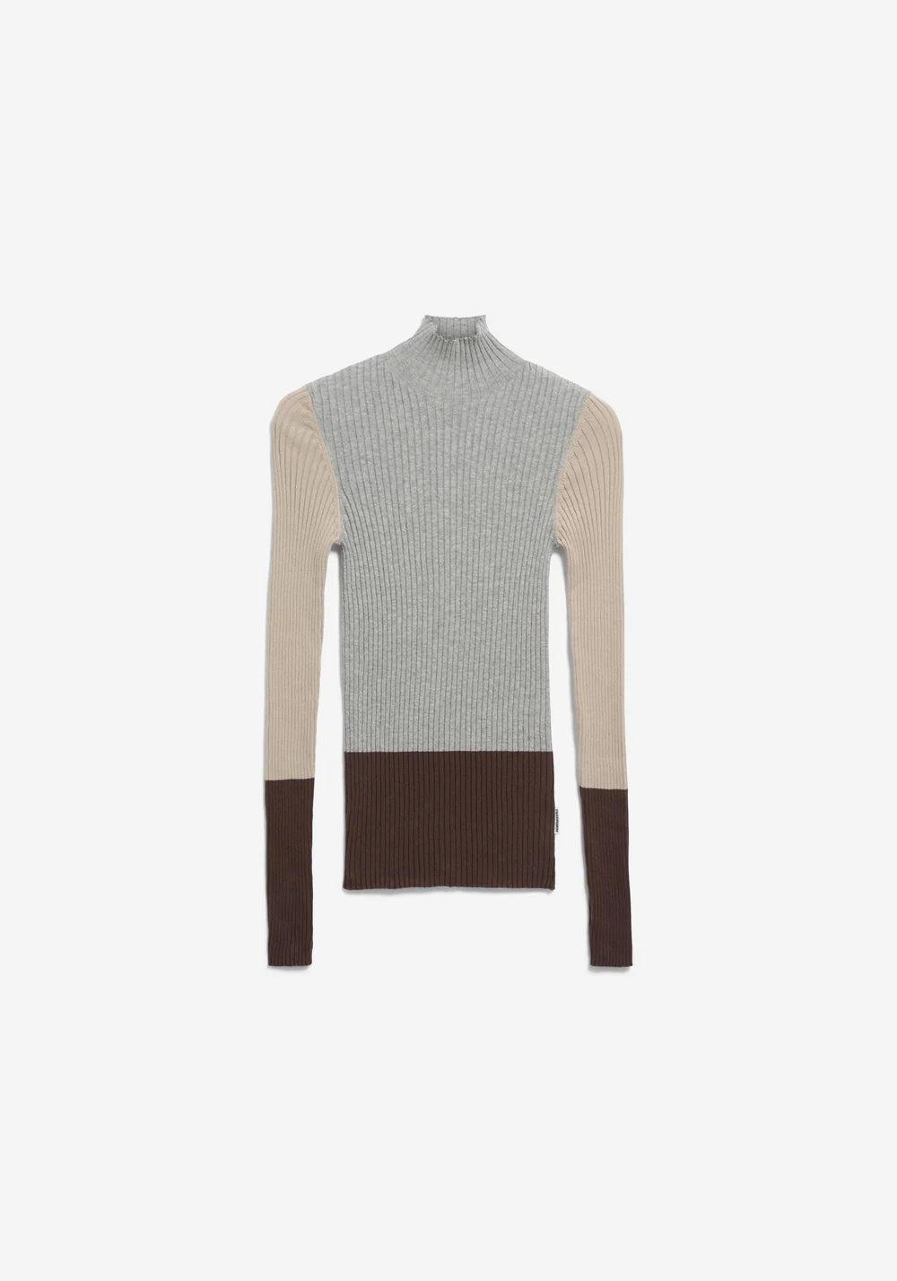 ALAANIA PATCH KNIT BOLUR SILVER MELANGE/SANDSTONE