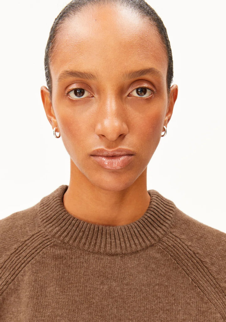 WOOL KNIT PEYSA CLAYSTONE MELANGE