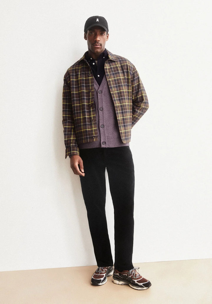 MAAKX RELAXED CORDUROY FLAUELSBUXUR SVARTAR