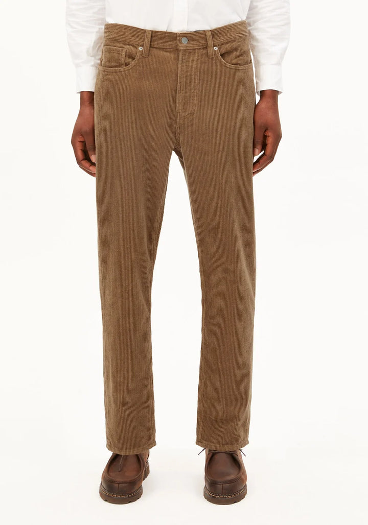 MAAKX RELAXED CORDUROY FLAUELSBUXUR AMBERWOOD