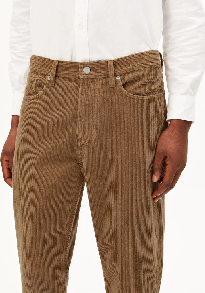 MAAKX RELAXED CORDUROY FLAUELSBUXUR AMBERWOOD