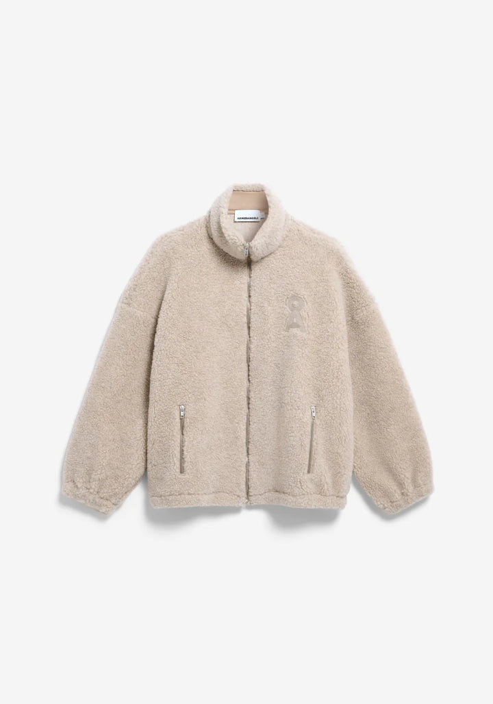 WOOL BLEND FLEECE JAKKI HONEY MELANGE