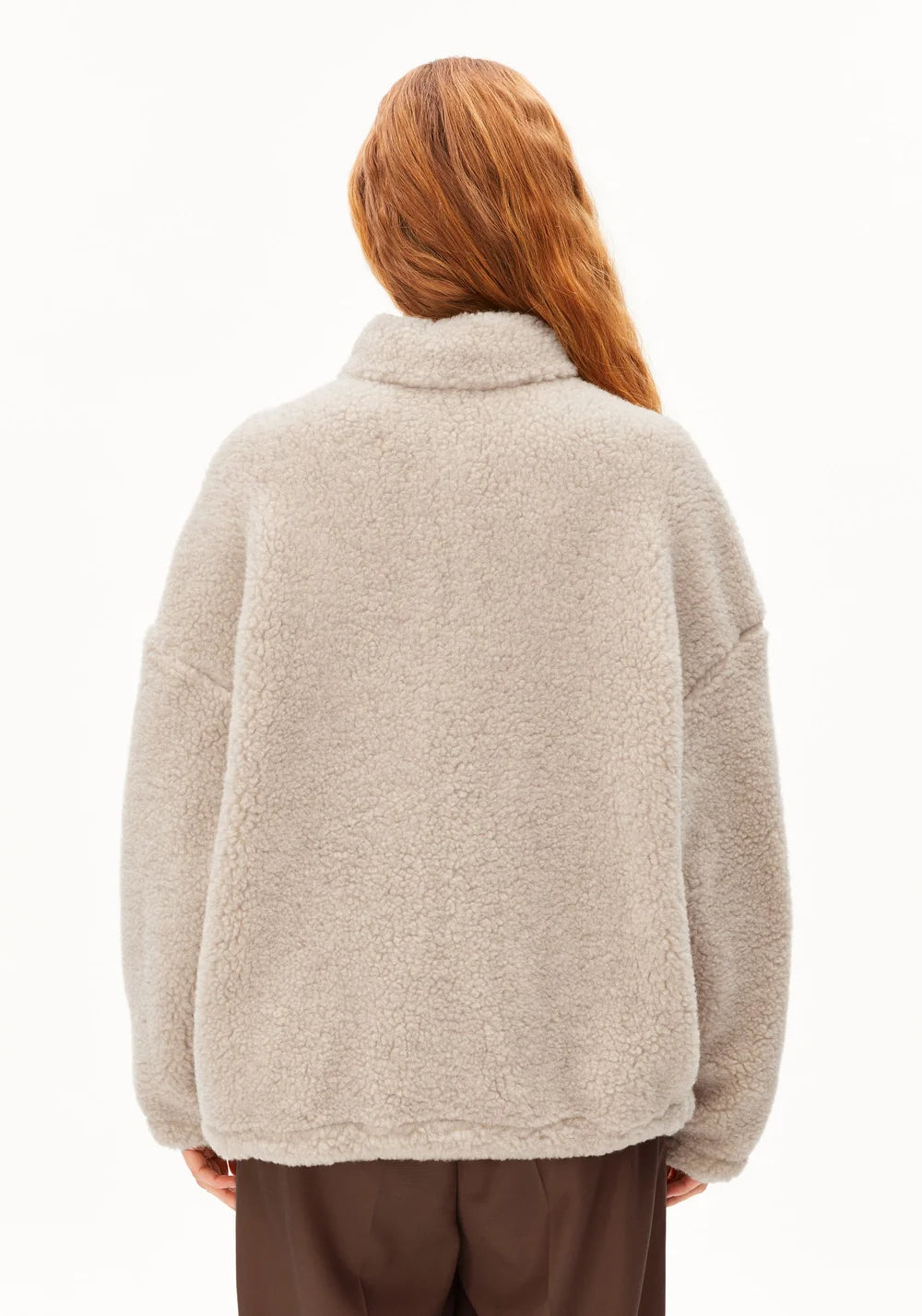 WOOL BLEND FLEECE JAKKI HONEY MELANGE