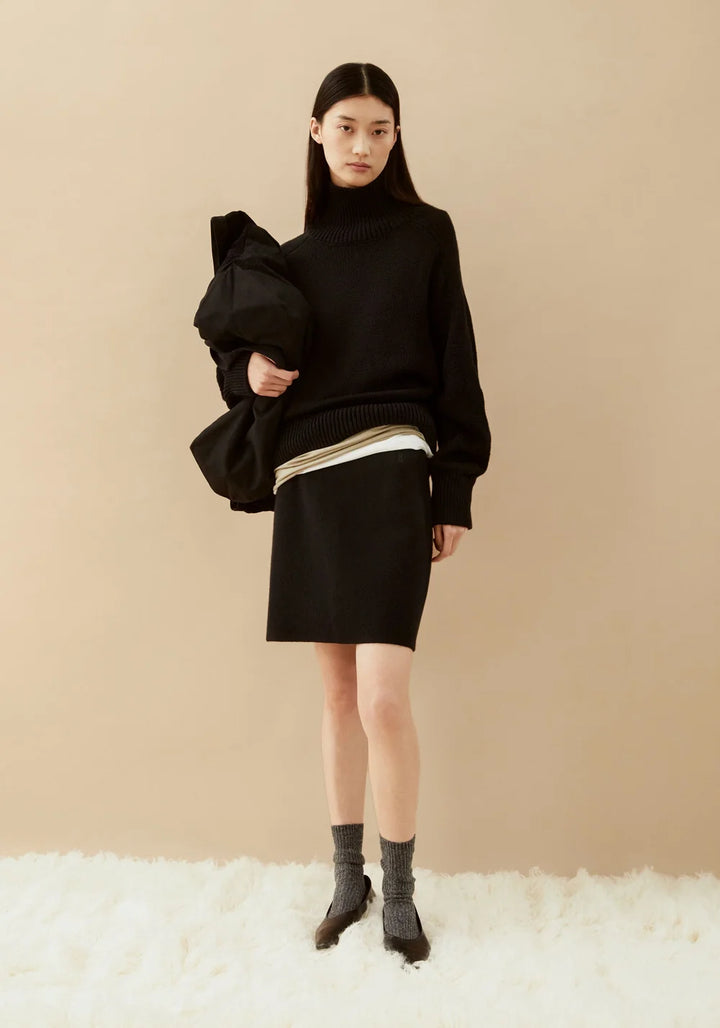 WINTER COTTON KNIT PEYSA SVÖRT