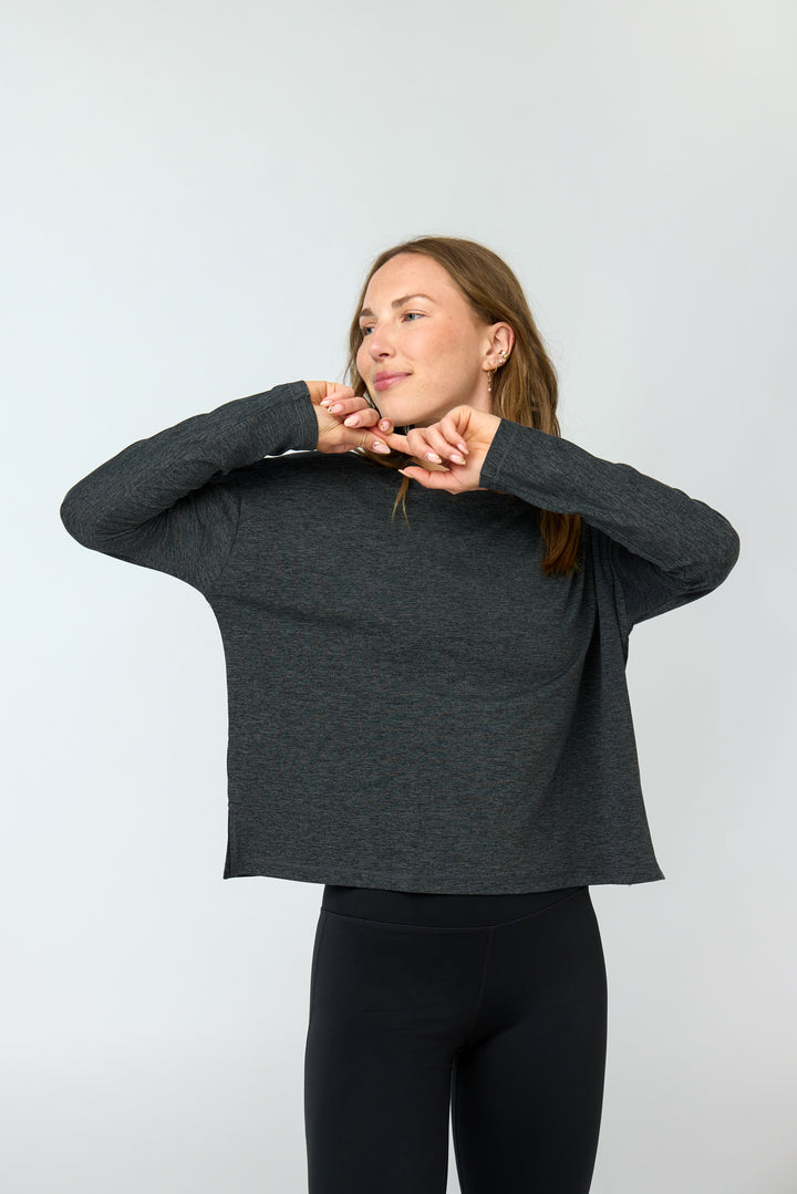 RESET FITTED LONG SLEEVE TEE MOON