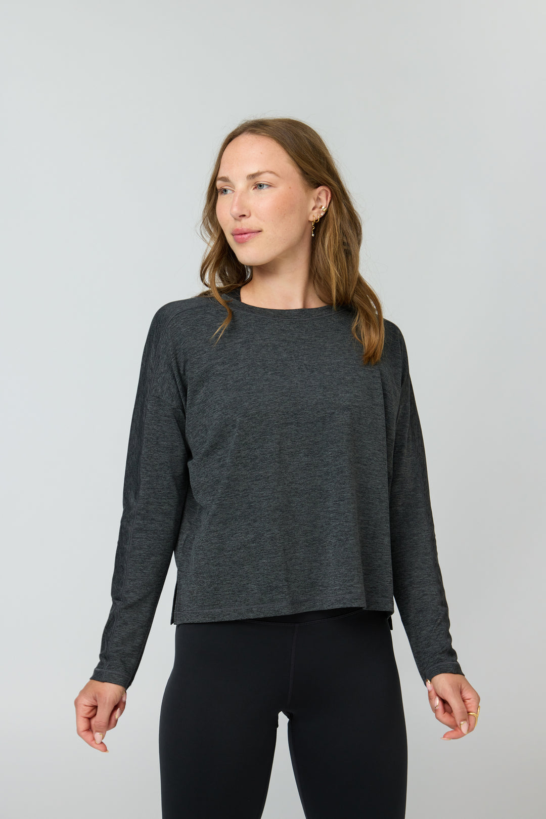 RESET FITTED LONG SLEEVE TEE MOON