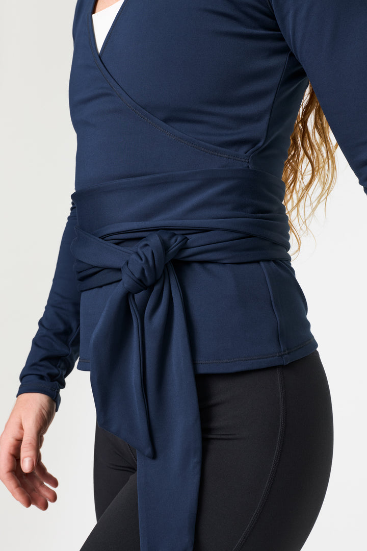 FLOAT WRAP TEE MIDNIGHT