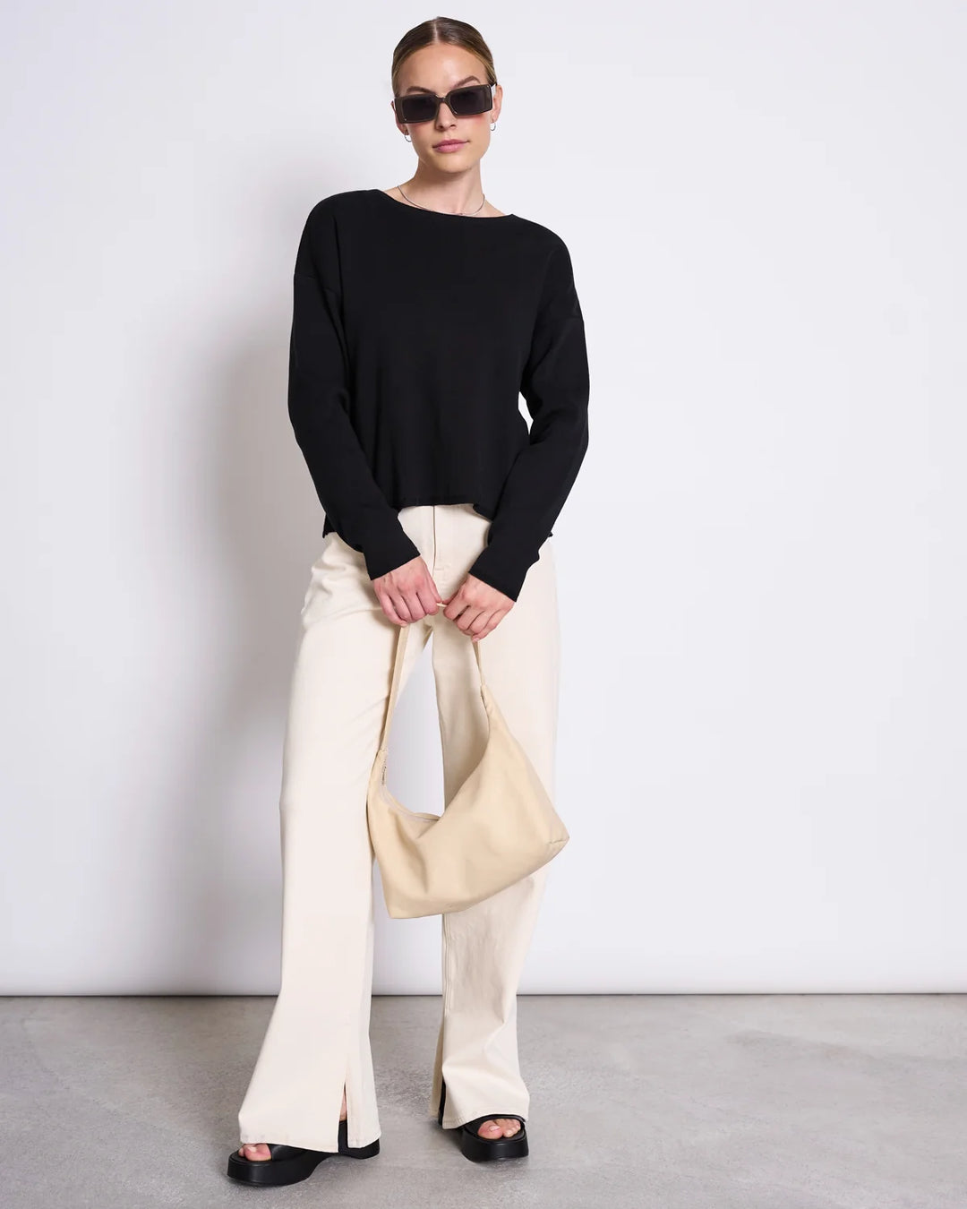 WILLIAMSBURG LIGHT KNIT JUMPER SVÖRT