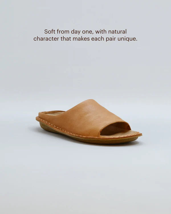 SAINT TROPEZ LEATHER FAWN TAN