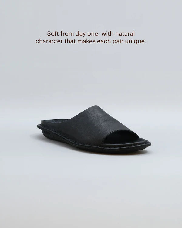 SAINT TROPEZ LEATHER PRETO BLACK