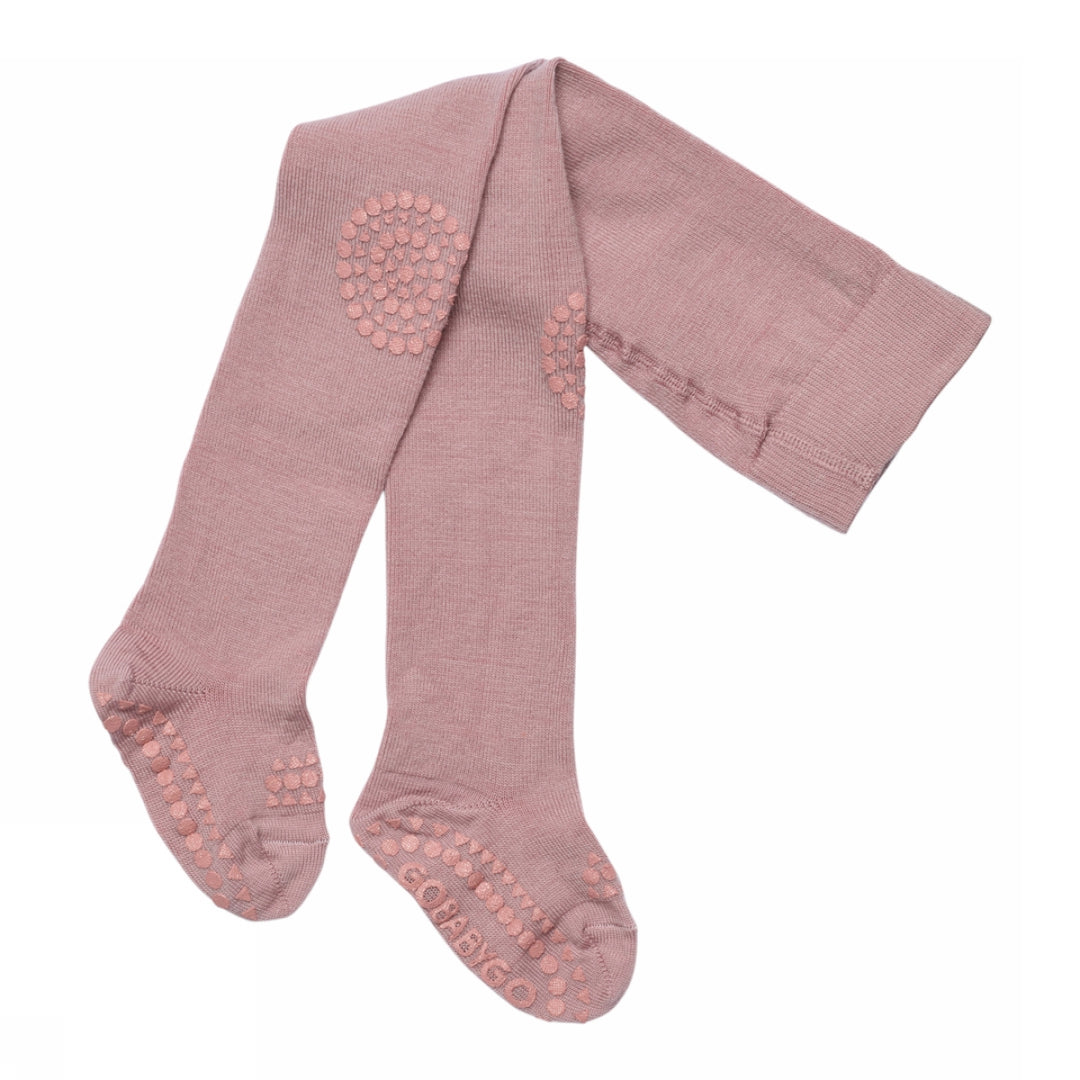 Crawling tights - merino wool - Woodrose