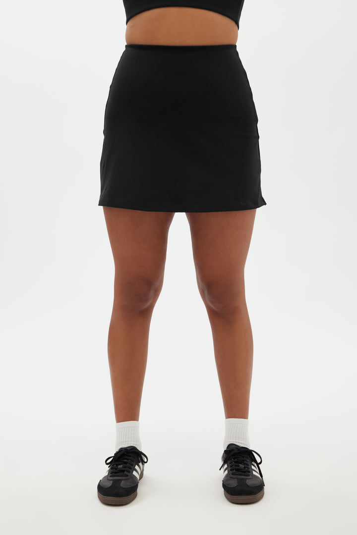 THE SKORT HIGE RISE SVART