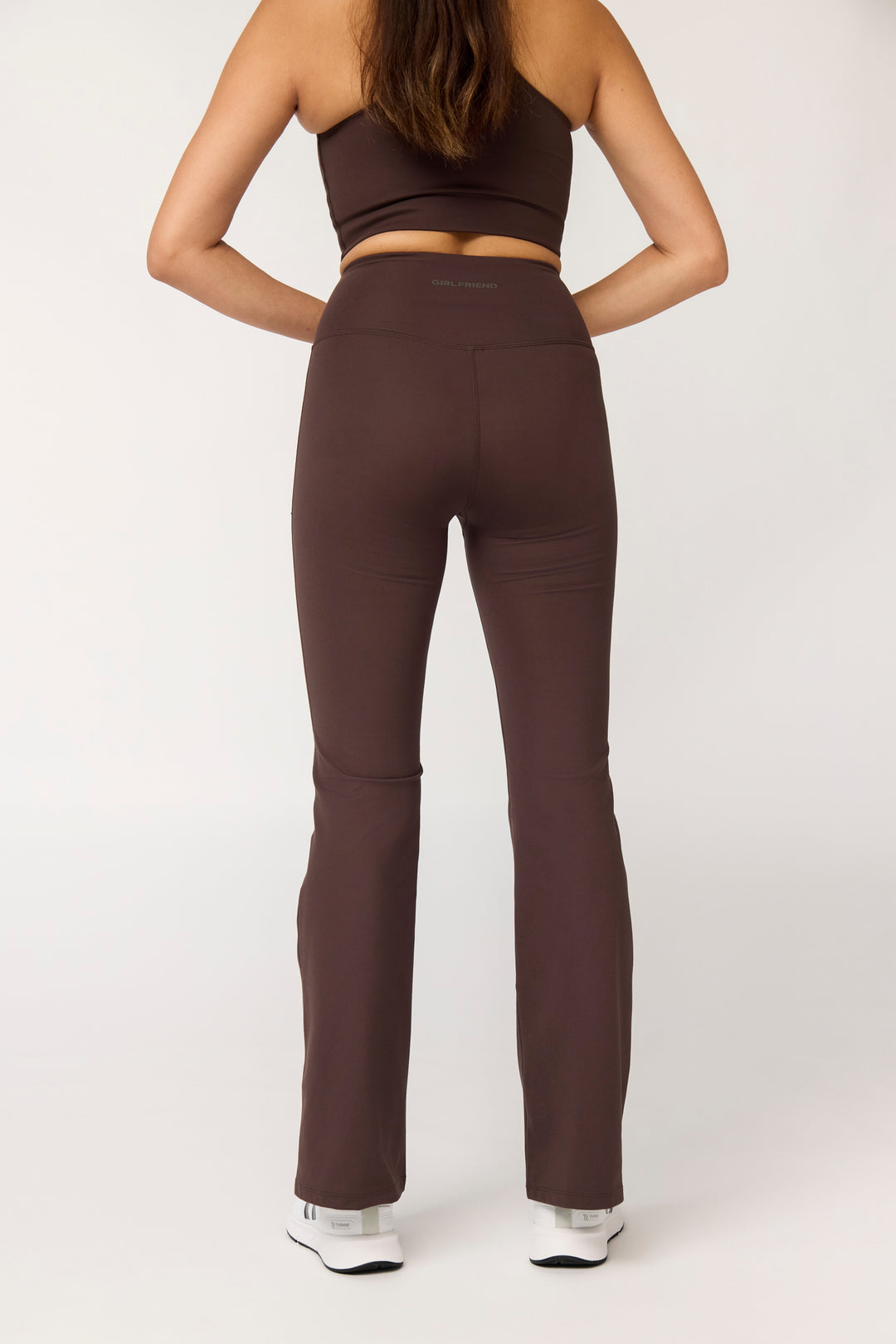 COMPRESSIVE FLARE LEGGINGS DRIFTWOOD