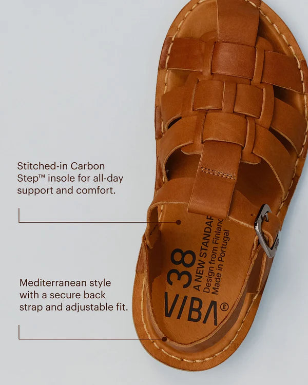 CAPRI SANDALAR COGNAC BROWN