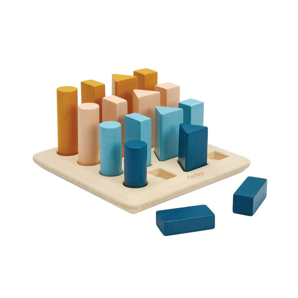 GEOMETRIC PEG BOARD - ORCHARD