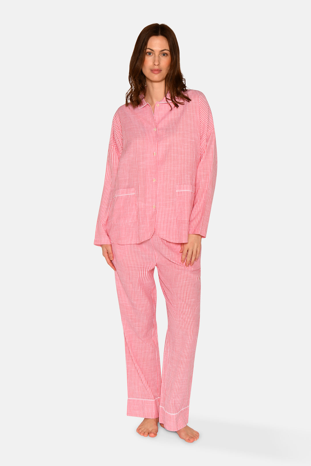 AMANDA SKYRTA BITTERSWEET STRIPE