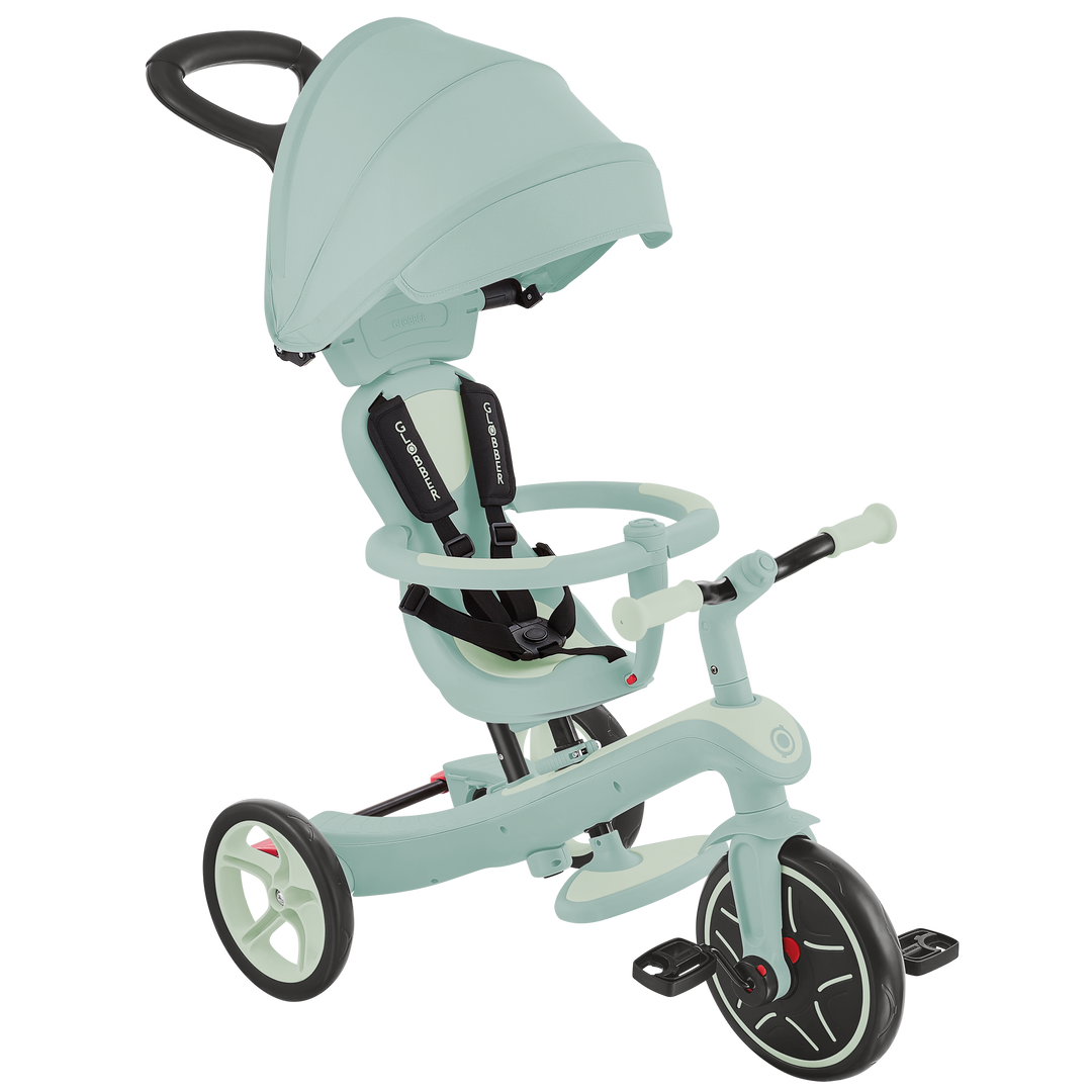 EXPLORER TRIKE 4in1 - 100% endurunnið plast - PISTACHIO