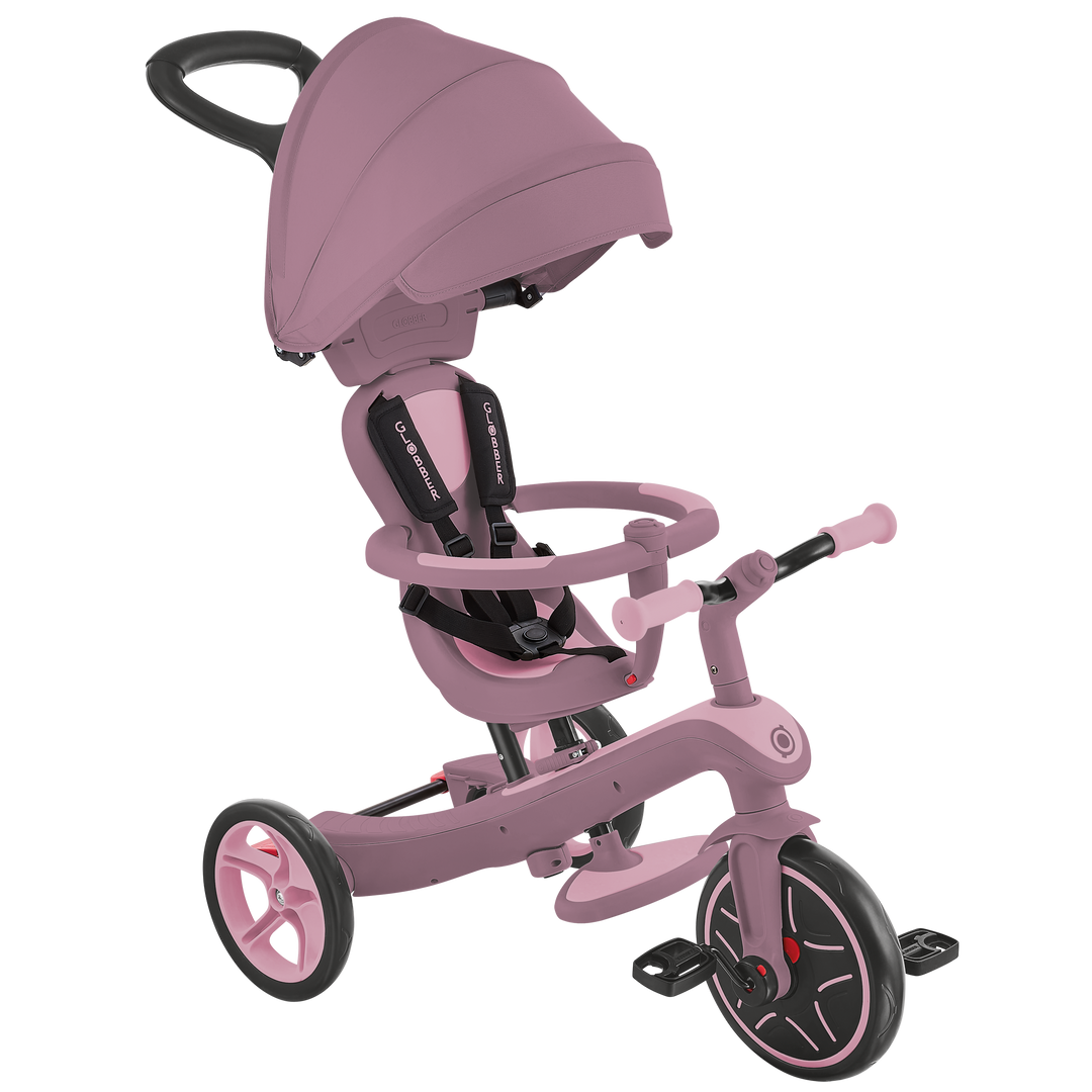 EXPLORER TRIKE 4in1 - 100% endurunnið plast - Berry