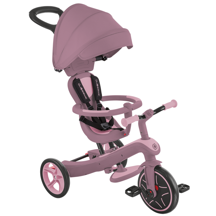 EXPLORER TRIKE 4in1 - 100% endurunnið plast - Berry