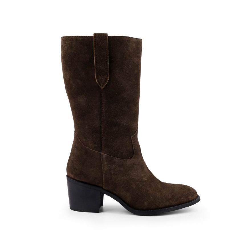 HEDAKER STÍGVÉLI SUEDE DÖKKBRÚN