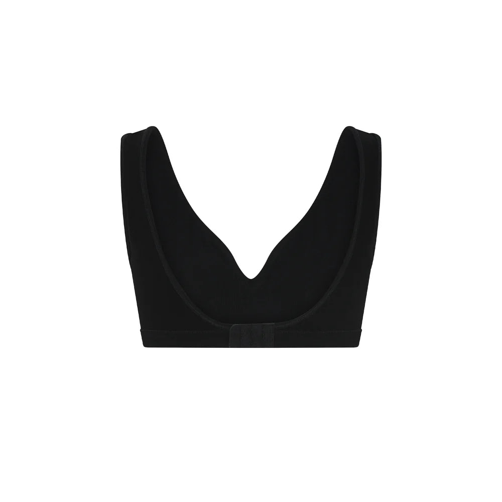 BAMBUS SOFT BRA TOPPUR SVARTUR