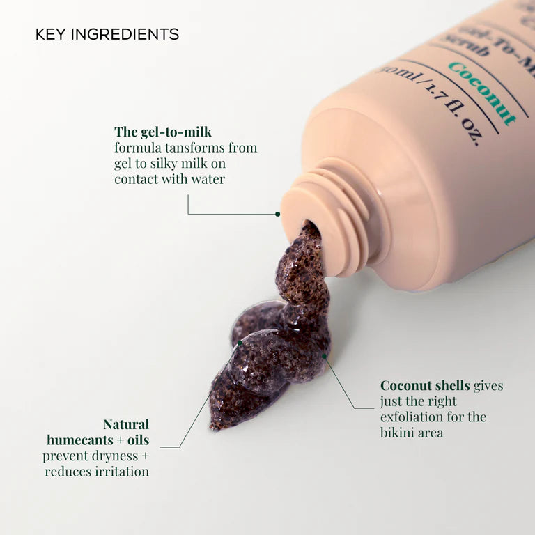 Gel-To-Milk Scrub