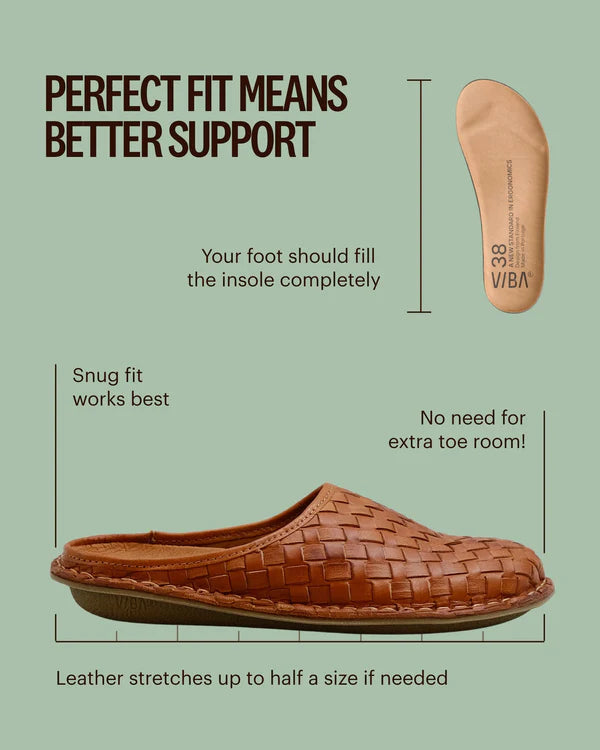 ROMA WOVEN LEATHER COGNAC BROWN