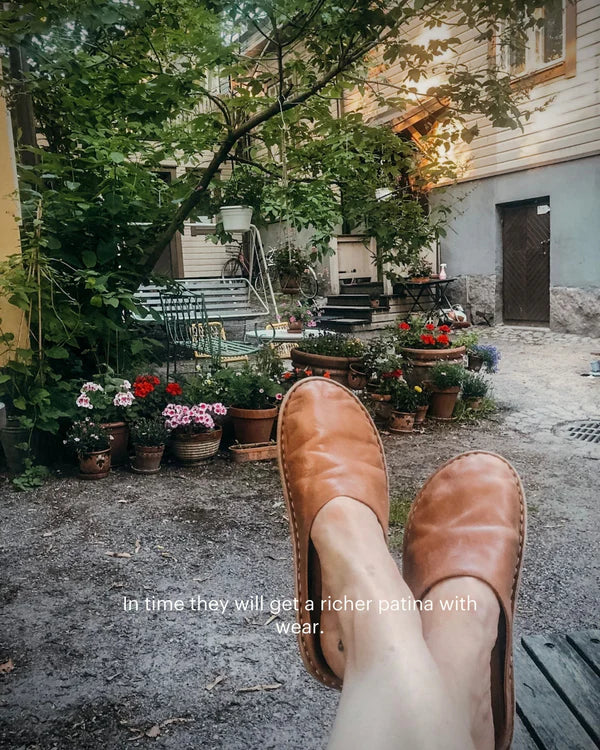 ROMA LEATHER FAWN TAN