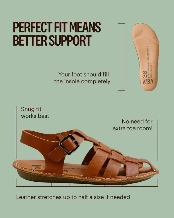 CAPRI SANDALAR COGNAC BROWN