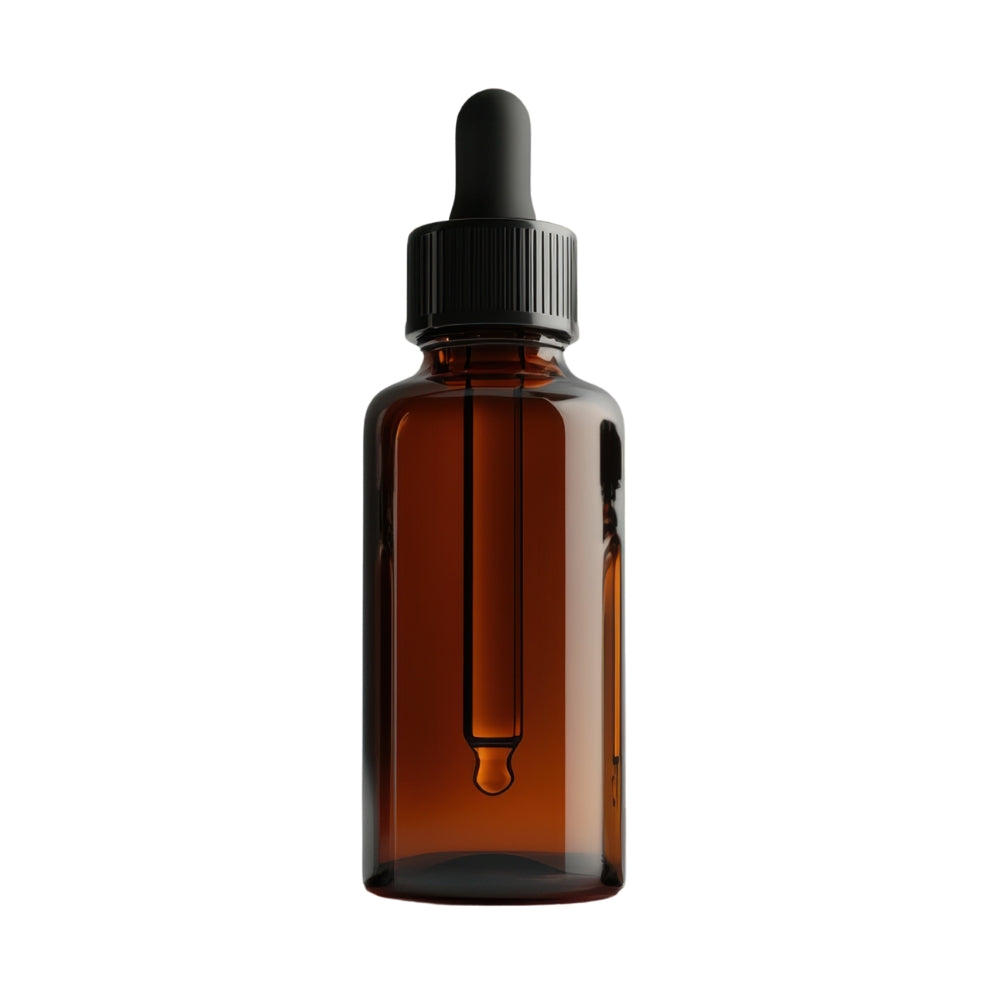 Tóm glerflaska með pípettu - 100ml